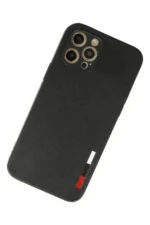 Uray store Apple iPhone 12 Pro Max Kılıf Loop Deri Silikon - Siyah - Görsel 3