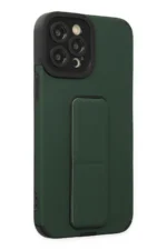 Uray store Apple iPhone 12 Pro Max Kılıf Mega Standlı Silikon - Yeşil - Görsel 2