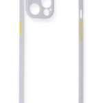Uray store Apple iPhone 12 Pro Max Kılıf Miami Şeffaf Silikon - Lila