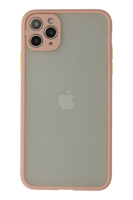 Uray store Apple iPhone 12 Pro Max Kılıf Montreal Silikon Kapak - Pembe