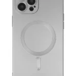 Uray store Apple iPhone 12 Pro Max Kılıf Moshi Lens Magneticsafe Silikon - Gümüş