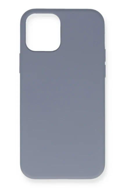 Uray store Apple iPhone 12 Pro Max Kılıf Nano içi Kadife Silikon - Gri