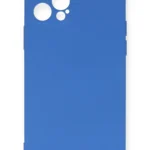 Uray store Apple iPhone 12 Pro Max Kılıf Nano içi Kadife Silikon - Mavi