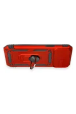 Uray store Apple iPhone 12 Pro Max Kılıf Pars Lens Yüzüklü Silikon - Kırmızı - Görsel 3