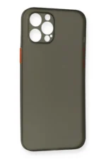 Uray store Apple iPhone 12 Pro Max Kılıf PP Ultra İnce Kapak - Gri - Görsel 2