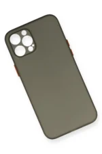 Uray store Apple iPhone 12 Pro Max Kılıf PP Ultra İnce Kapak - Gri - Görsel 3