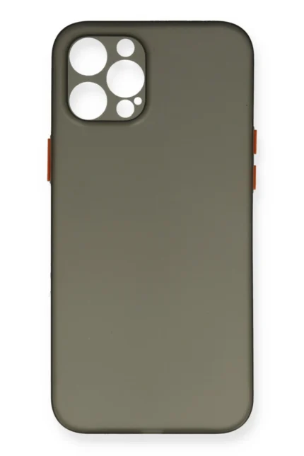Uray store Apple iPhone 12 Pro Max Kılıf PP Ultra İnce Kapak - Gri