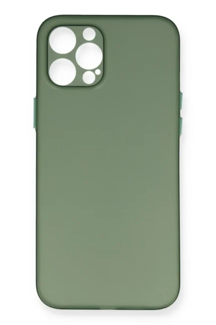 Uray store Apple iPhone 12 Pro Max Kılıf PP Ultra İnce Kapak - Yeşil