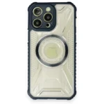 Uray store Apple iPhone 12 Pro Max Kılıf Prag Magneticsafe Kapak - Lacivert