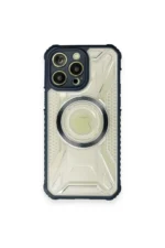 Uray store Apple iPhone 12 Pro Max Kılıf Prag Magneticsafe Kapak - Lacivert