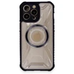 Uray store Apple iPhone 12 Pro Max Kılıf Prag Magneticsafe Kapak - Siyah