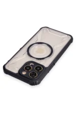 Uray store Apple iPhone 12 Pro Max Kılıf Prag Magneticsafe Kapak - Siyah - Görsel 3