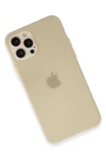 Uray store Apple iPhone 12 Pro Max Kılıf Puma Silikon - Gold - Görsel 2