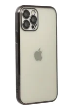 Uray store Apple iPhone 12 Pro Max Kılıf Razer Lensli Silikon - Siyah - Görsel 3