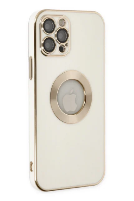 Uray store Apple iPhone 12 Pro Max Kılıf Store Silikon - Beyaz