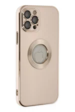 Uray store Apple iPhone 12 Pro Max Kılıf Store Silikon - Pembe