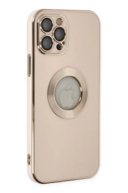 Uray store Apple iPhone 12 Pro Max Kılıf Store Silikon - Pembe