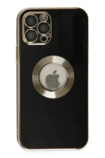 Uray store Apple iPhone 12 Pro Max Kılıf Store Silikon - Siyah - Görsel 2