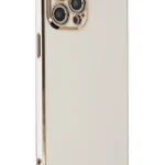 Uray store Apple iPhone 12 Pro Max Kılıf Volet Silikon - Beyaz