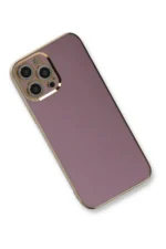 Uray store Apple iPhone 12 Pro Max Kılıf Volet Silikon - Mor - Görsel 2