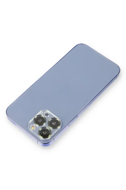 Uray store Apple iPhone 12 Pro Metal Kamera Lens Koruma Cam - Koyu Yeşil