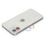 Uray store Apple iPhone 12 Renkli Kamera Lens Koruma Cam - Pembe-Mavi