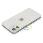 Uray store Apple iPhone 12 Renkli Kamera Lens Koruma Cam - Sarı-Mavi