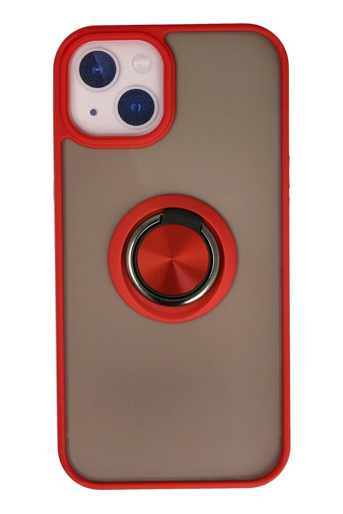 newface-iphone-13-kilif-montreal-yuzuklu-silikon-kapak-kirmizi-default Uray store Apple iPhone 13 Kılıf Montreal Yüzüklü Silikon Kapak - Kırmızı - Görsel 1