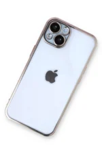 Uray store Apple iPhone 13 Kılıf Razer Lensli Silikon - Gold - Görsel 3