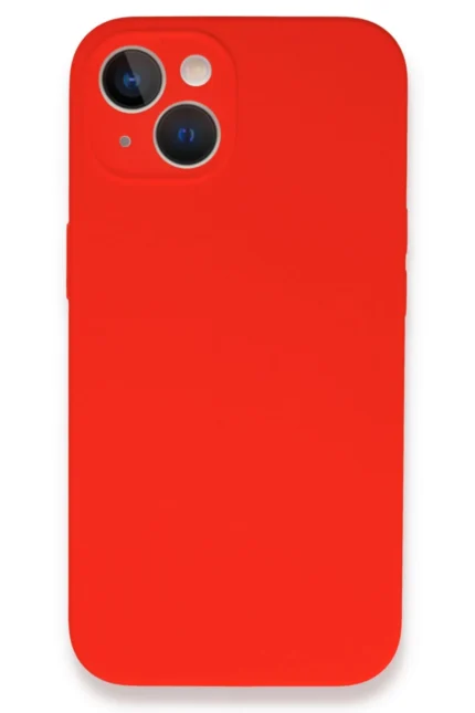 Uray store Apple iPhone 13 Mini Kılıf Lansman Legant Silikon - Kırmızı