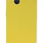 Uray store Apple iPhone 13 Mini Kılıf Lansman Legant Silikon - Sarı
