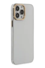 Uray store Apple iPhone 13 Pro Kılıf Anka PC Sert Metal Kapak - Şeffaf - Görsel 2
