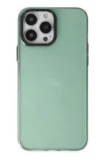 Uray store Apple iPhone 13 Pro Kılıf Anka PC Sert Metal Kapak - Yeşil