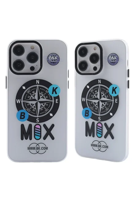 Uray store Apple iPhone 13 Pro Kılıf Apollo Magneticsafe Desenli Kapak - Apollo Şeffaf - 3
