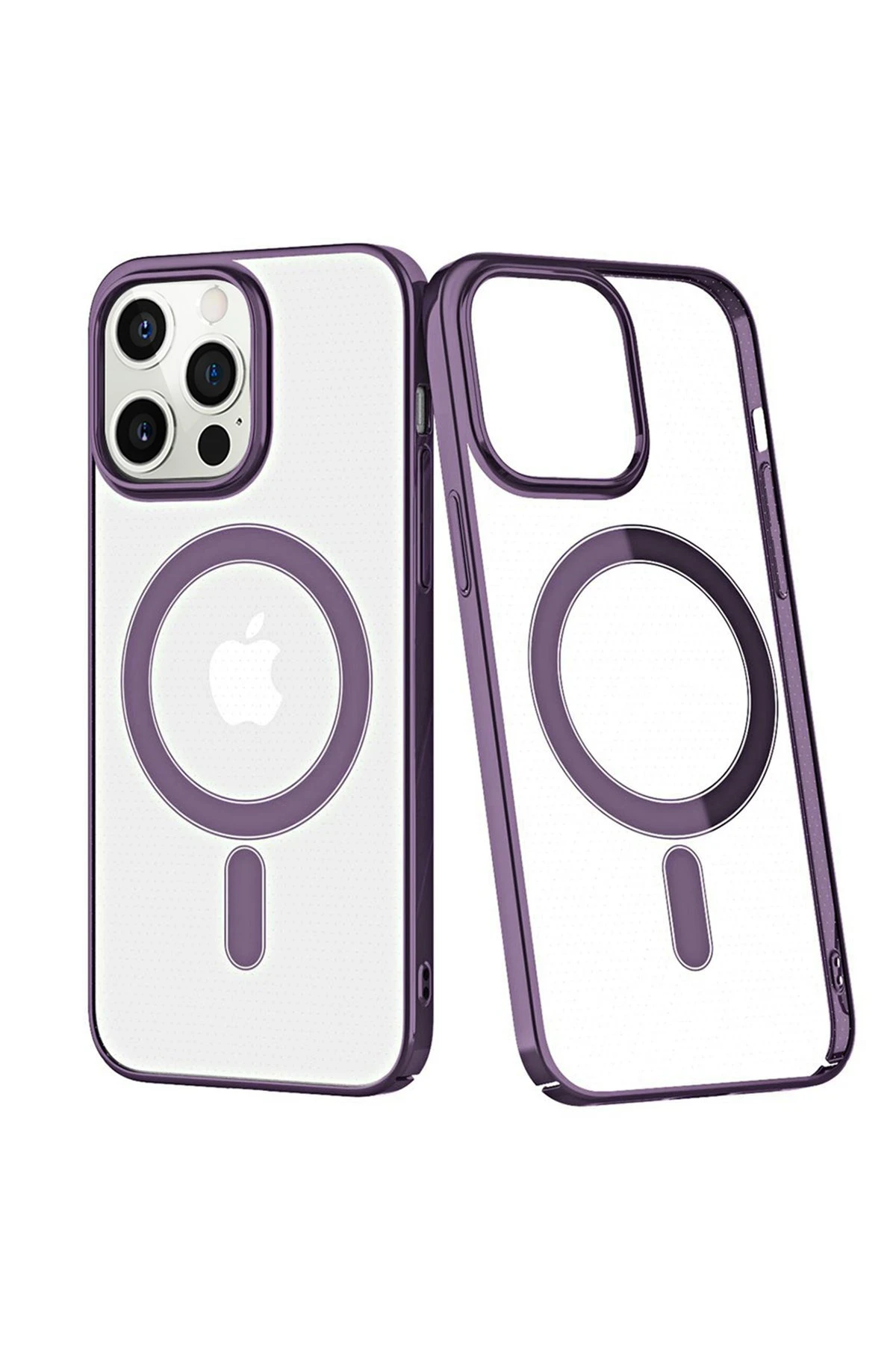 newface-iphone-13-pro-kilif-element-magneticsafe-sert-kapak-derin-mor-default Uray store Apple iPhone 13 Pro Kılıf Element Magneticsafe Sert Kapak - Derin Mor - Görsel 1