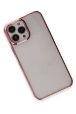 Uray store Apple iPhone 13 Pro Kılıf Element Silikon - Pembe - Görsel 3