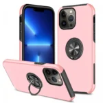 Uray store Apple iPhone 13 Pro Kılıf Elit Yüzüklü Kapak - Pembe