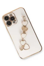 Uray store Apple iPhone 13 Pro Kılıf Esila Silikon - Beyaz - Görsel 2