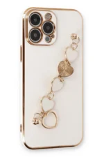 Uray store Apple iPhone 13 Pro Kılıf Esila Silikon - Beyaz