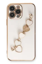Uray store Apple iPhone 13 Pro Kılıf Esila Silikon - Beyaz - Görsel 3