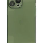 Uray store Apple iPhone 13 Pro Kılıf Fly Lens Silikon - Yeşil