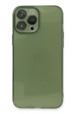 Uray store Apple iPhone 13 Pro Kılıf Fly Lens Silikon - Yeşil