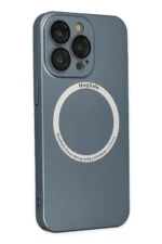 Uray store Apple iPhone 13 Pro Kılıf Jack Magneticsafe Lens Silikon - Sierra Blue - Görsel 6