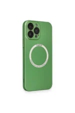 Uray store Apple iPhone 13 Pro Kılıf Jack Magneticsafe Lens Silikon - Yeşil - Görsel 2