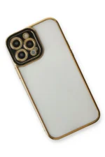 Uray store Apple iPhone 13 Pro Kılıf Liva Lens Silikon - Siyah - Görsel 3