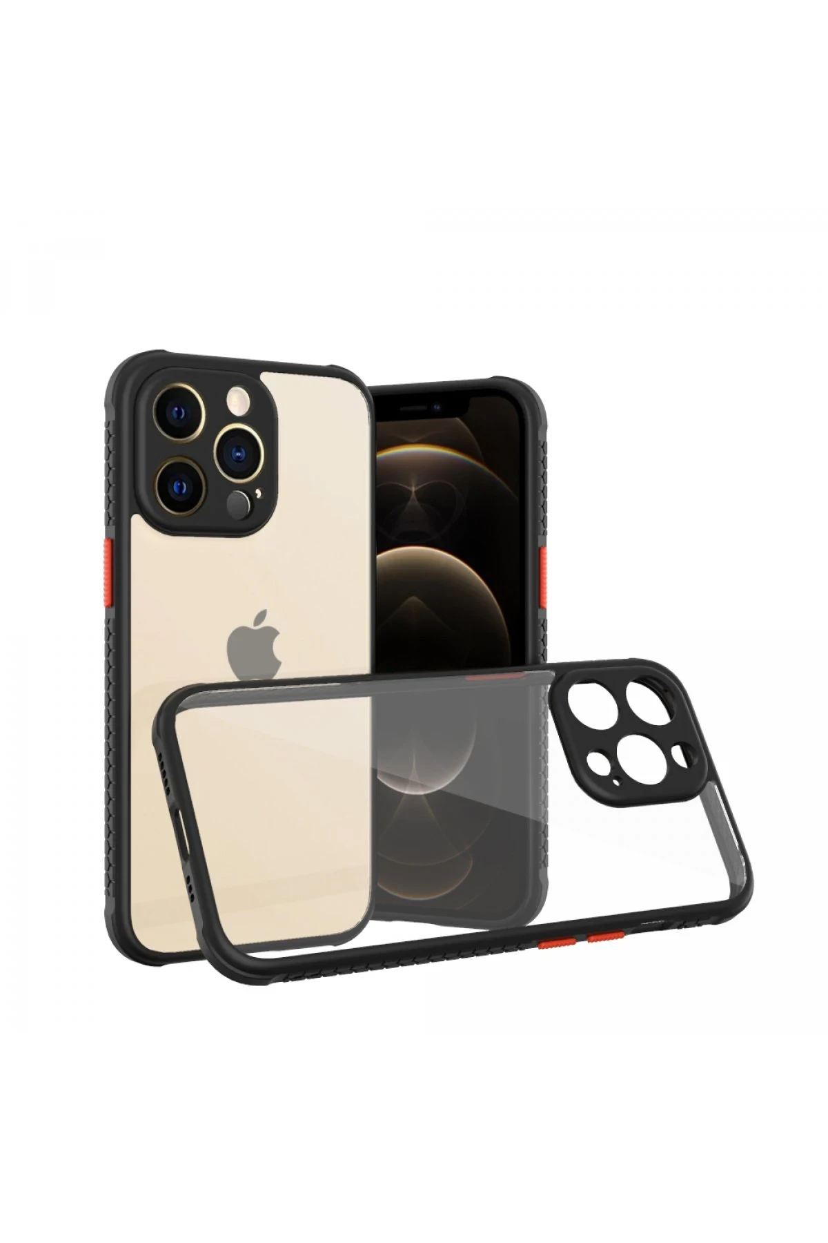 newface-iphone-13-pro-kilif-miami-seffaf-silikon-siyah-default Uray store Apple iPhone 13 Pro Kılıf Miami Şeffaf Silikon - Siyah - Görsel 1