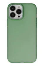 Uray store Apple iPhone 13 Pro Kılıf Modos Metal Kapak - Koyu Yeşil