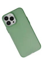 Uray store Apple iPhone 13 Pro Kılıf Modos Metal Kapak - Koyu Yeşil - Görsel 3