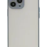 Uray store Apple iPhone 13 Pro Kılıf Montreal Silikon Kapak - Gri