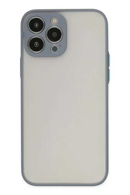 Uray store Apple iPhone 13 Pro Kılıf Montreal Silikon Kapak - Gri